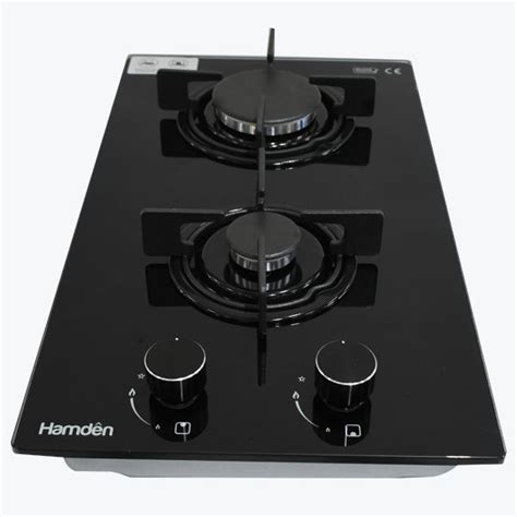2 burner built in gas hob